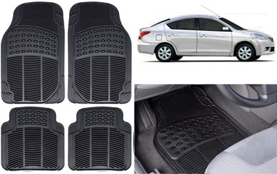 Auto Kite Rubber, PVC Standard Mat For  Nissan Sunny(Black)