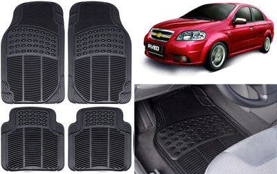 Auto Kite Rubber, PVC Standard Mat For  Chevrolet Aveo(Black)