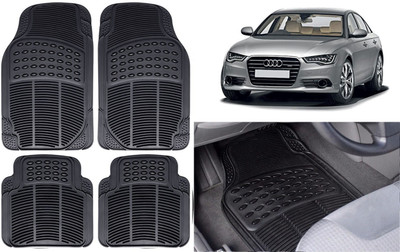 Auto Kite Rubber, PVC Standard Mat For  Audi A6(Black)