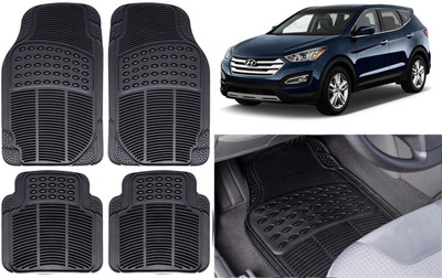 Auto Kite Rubber, PVC Standard Mat For  Hyundai SantaFe(Black)