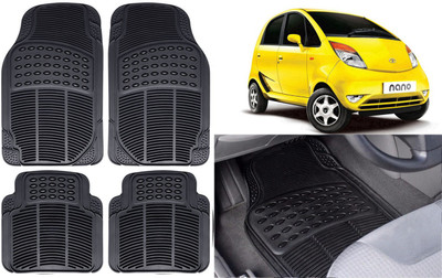 Auto Kite Rubber, PVC Standard Mat For  Tata Nano(Black)