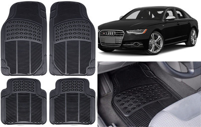 Auto Kite Rubber, PVC Standard Mat For  Audi S6(Black)