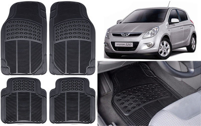 Auto Kite Rubber, PVC Standard Mat For  Hyundai i20(Black)