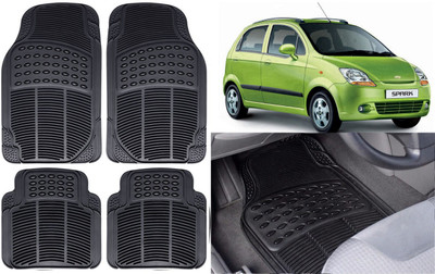 Auto Kite Rubber, PVC Standard Mat For  Chevrolet Spark(Black)