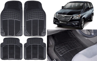 Auto Kite Rubber, PVC Standard Mat For  Toyota Innova(Black)