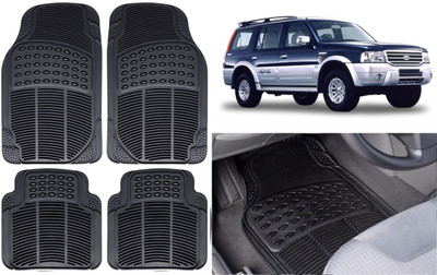 Auto Kite Rubber, PVC Standard Mat For  Ford Endeavour(Black)