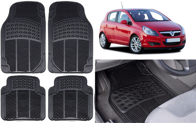 Auto Kite Rubber, PVC Standard Mat For  Opel Corsa(Black)