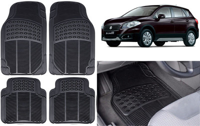 Auto Kite Rubber, PVC Standard Mat For  Maruti Suzuki S-Cross(Black)