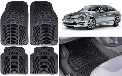 Auto Kite Rubber, PVC Standard Mat For  Mercedes Benz C-Class(Black)