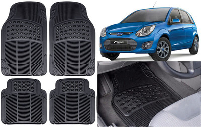 Auto Kite Rubber, PVC Standard Mat For  Ford Figo(Black)
