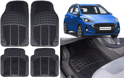 Auto Kite Rubber, PVC Standard Mat For  Hyundai Grand i10 Nios(Black)