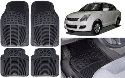 Auto Kite Rubber, PVC Standard Mat For  Maruti Suzuki New Dzire(Black)