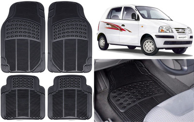 Auto Kite Rubber, PVC Standard Mat For  Hyundai Santro Xing(Black)