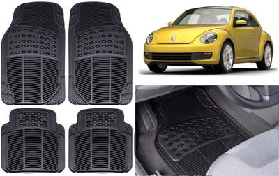 Auto Kite Rubber, PVC Standard Mat For  Volkswagen Beetle(Black)