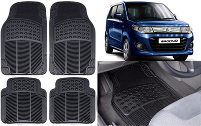 Auto Kite Rubber, PVC Standard Mat For  Maruti Suzuki WagonR(Black)