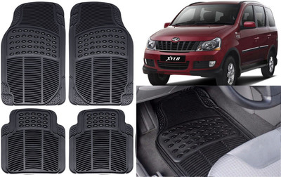 Auto Kite Rubber, PVC Standard Mat For  Mahindra Xylo(Black)