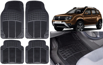 Auto Kite Rubber, PVC Standard Mat For  Renault Duster(Black)