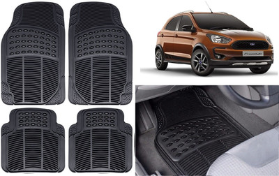 Auto Kite Rubber, PVC Standard Mat For  Ford Aspire(Black)