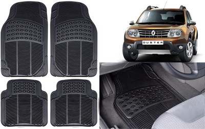 Auto Kite Rubber, PVC Standard Mat For  Renault Duster(Black)