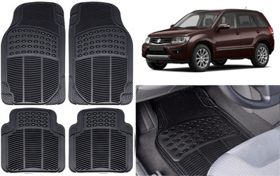 Auto Kite Rubber, PVC Standard Mat For  Maruti Suzuki Vitara Brezza(Black)