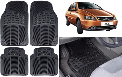 Auto Kite Rubber, PVC Standard Mat For  Tata Indigo CS(Black)