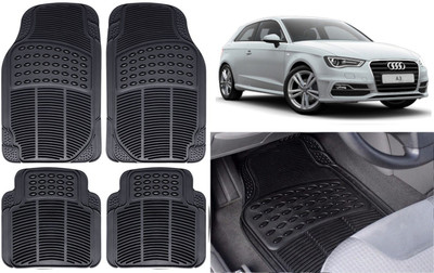 Auto Kite Rubber, PVC Standard Mat For  Audi A3(Black)