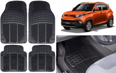 Auto Kite Rubber, PVC Standard Mat For  Mahindra KUV 100(Black)