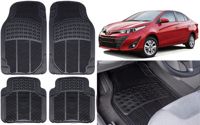 Auto Kite Rubber, PVC Standard Mat For  Toyota Yaris(Black)