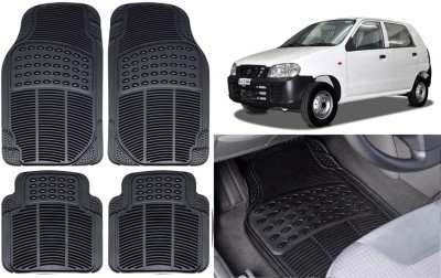 Auto Kite Rubber, PVC Standard Mat For  Maruti Suzuki Alto(Black)