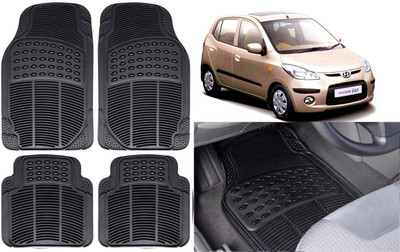 Auto Kite Rubber, PVC Standard Mat For  Hyundai i10(Black)
