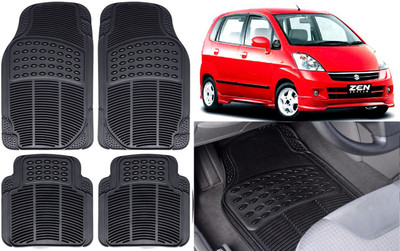 Auto Kite Rubber, PVC Standard Mat For  Maruti Suzuki Zen Estilo(Black)