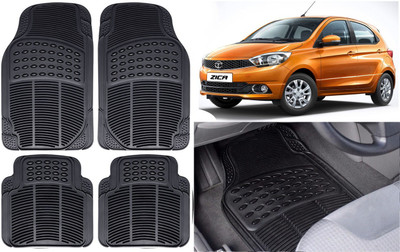 Auto Kite Rubber, PVC Standard Mat For  Tata Zica(Black)