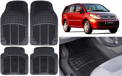 Auto Kite Rubber, PVC Standard Mat For  Tata Aria(Black)