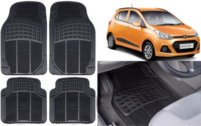 Auto Kite Rubber, PVC Standard Mat For  Hyundai Grand i10(Black)