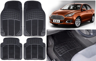 Auto Kite Rubber, PVC Standard Mat For  Ford Escort(Black)
