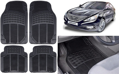 Auto Kite Rubber, PVC Standard Mat For  Hyundai Sonata Fluidic(Black)