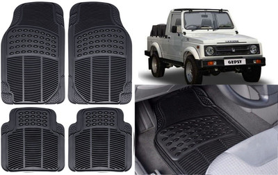 Auto Kite Rubber, PVC Standard Mat For  Maruti Suzuki Gypsy King(Black)