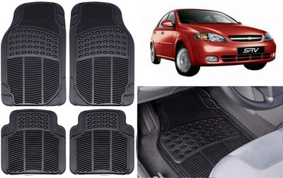 Auto Kite Rubber, PVC Standard Mat For  Chevrolet Optra SRV(Black)
