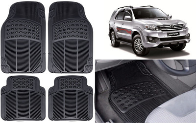 Auto Kite Rubber, PVC Standard Mat For  Toyota Fortuner(Black)