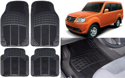 Auto Kite Rubber, PVC Standard Mat For  Tata Sumo Grand(Black)