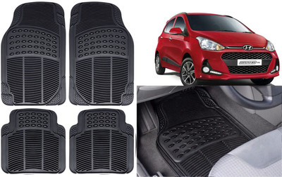 Auto Kite Rubber, PVC Standard Mat For  Hyundai Grand i10(Black)