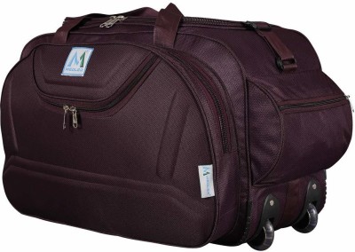 M MEDLER (Expandable) DUFFLE_E9-PURPLE Duffel With Wheels (Strolley)