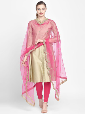 DUPATTA BAZAAR Net Embroidered Women Dupatta