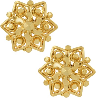 MissMister Gold plated Handmade Star shape Fashion Stud earring Women Traditional Brass Stud Earring