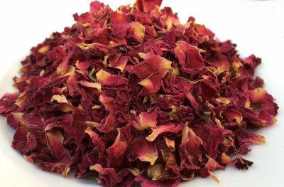 MG Naturals DRY RED ROSE PETALS/ GULAB PATTA 400 GM(400 g)