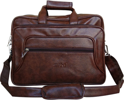 SM Men Brown Messenger Bag