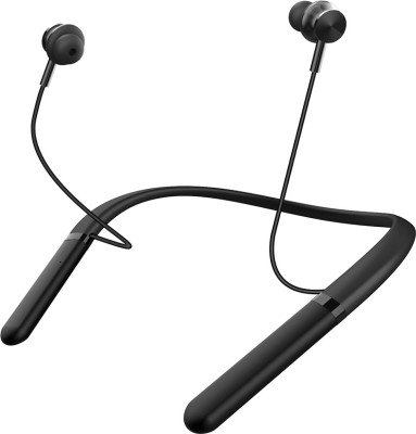 Soopii Wireless Headphone Bluetooth 5.0 Sports Neck-held Headset Bluetooth Headset(Black, In the Ear)