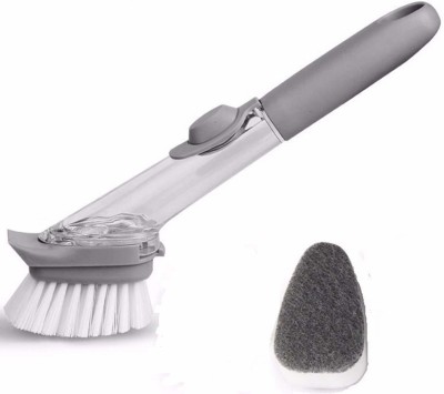 SHOP N BUY Microfibre Wet and Dry Brush(Grey)