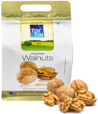 Tim Tim Premium California In-shell (Akhrot with Shells Jumbo Size) Walnuts(1 x 500 g)