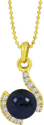 the jewelbox Casual Gold-plated Cubic Zirconia Brass Pendant Set